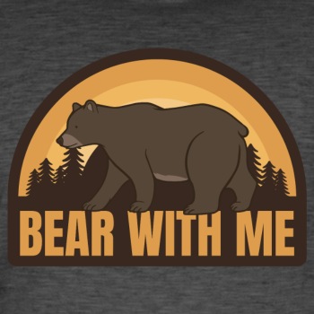 Bear with me - Vintage T-shirt for men