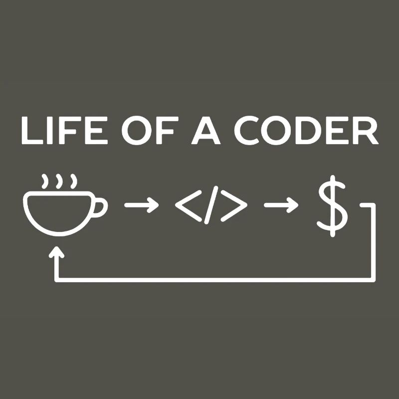 Vie de programmeur d'une chemise de codeur