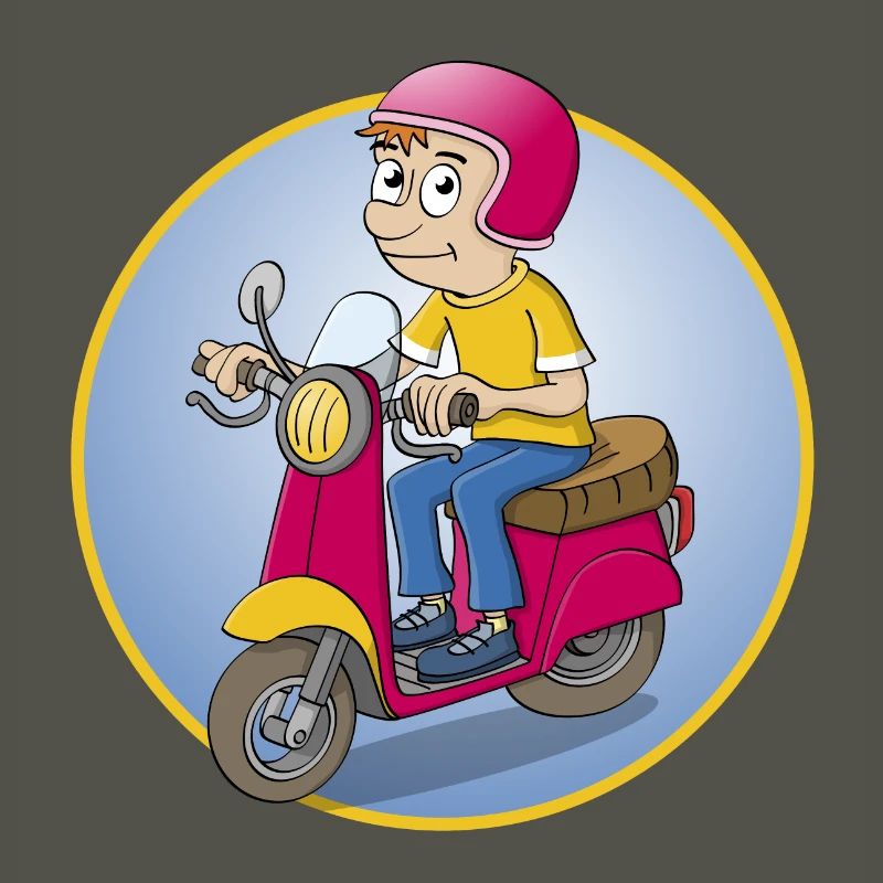 Der Rollerfahrer - Version1