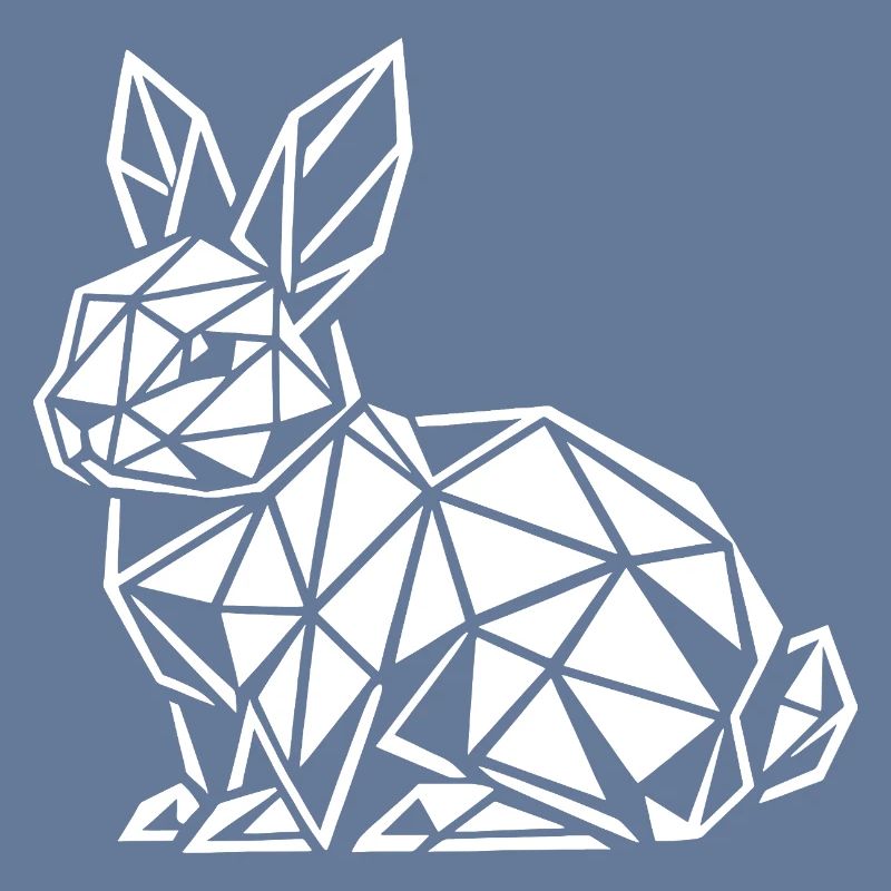 Geometric Rabbit Magic Easter Bunny