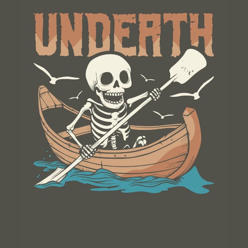 Rowing Rower Skeleton Undeath