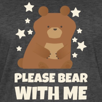 Please bear with me - Vintage T-shirt for men