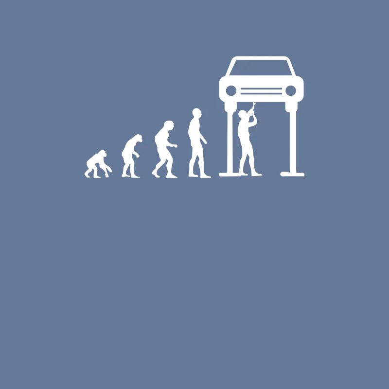 Auto mechanic evolution gift workshop garage