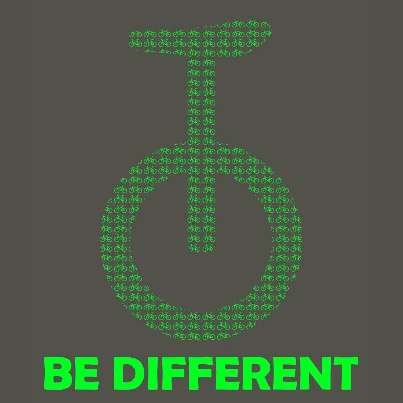 Be Different als Einrad Fan Einradfahrer Unicycle