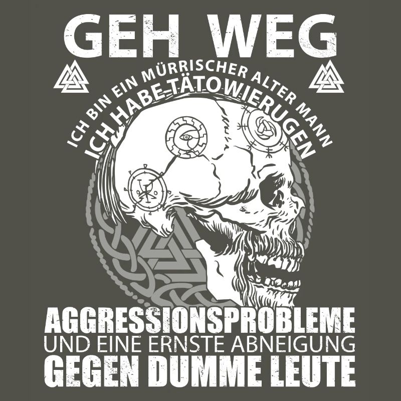 geh weg ich bin ein mürrischer alter Mann Geschenk