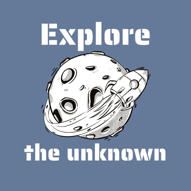 Explore The Unknown Retro Outer Space Designs