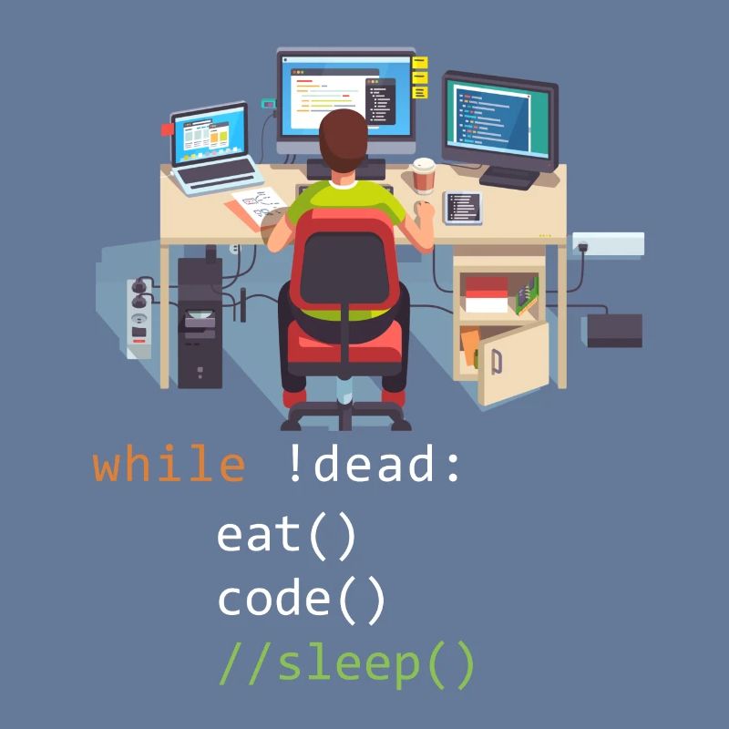 Informatik Python Programmierer Eat Code Sleep