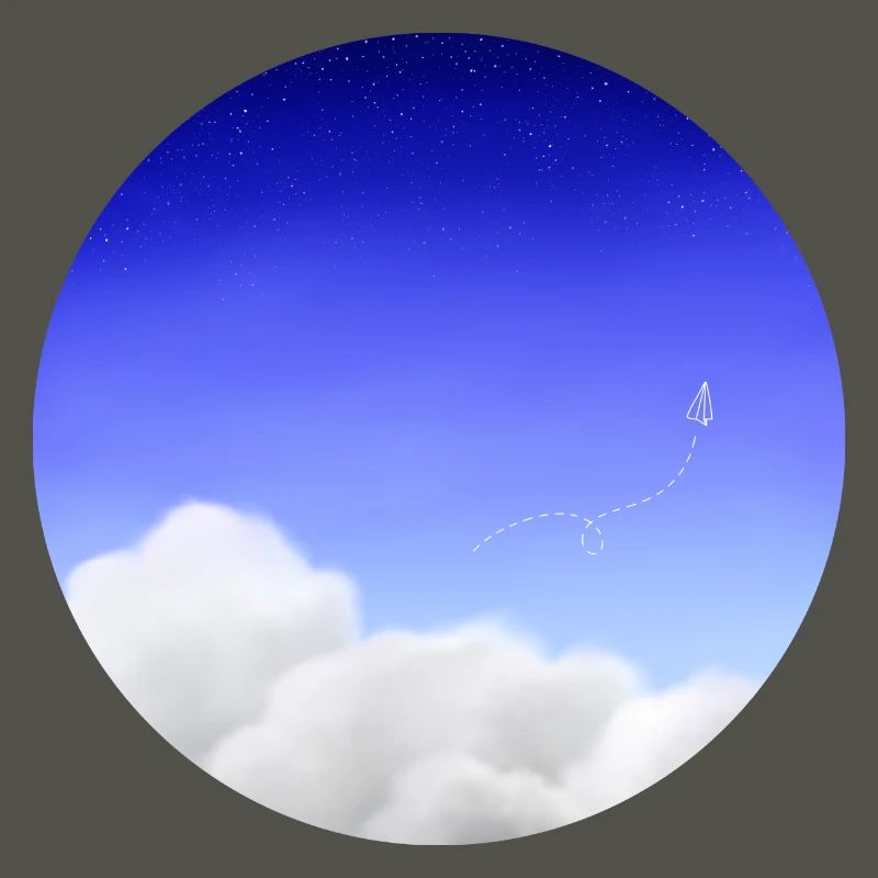 Above the clouds