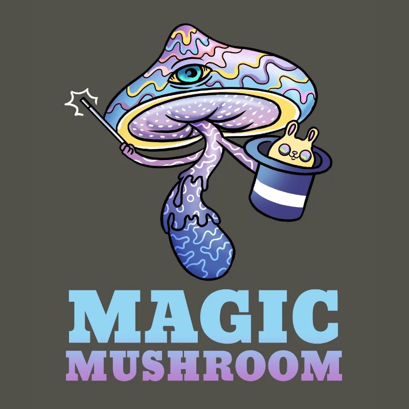 Trippy Psilocybin Toadstool Gift Psy & Goa
