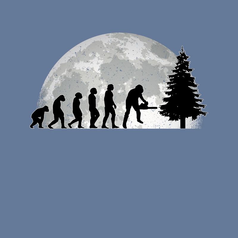 Bûcheron Evolution Lune Bûcheron forestier