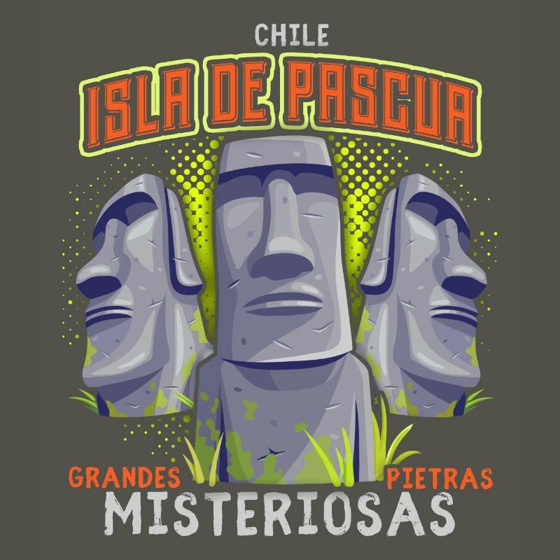 Moai, Têtes de pierre, Île de Pâques Rapa-Nui