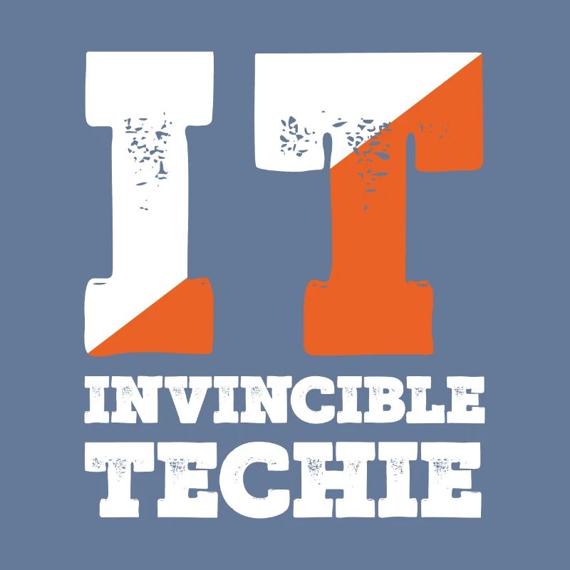 Unbesiegbarer Techie Computerprogrammierer Tech