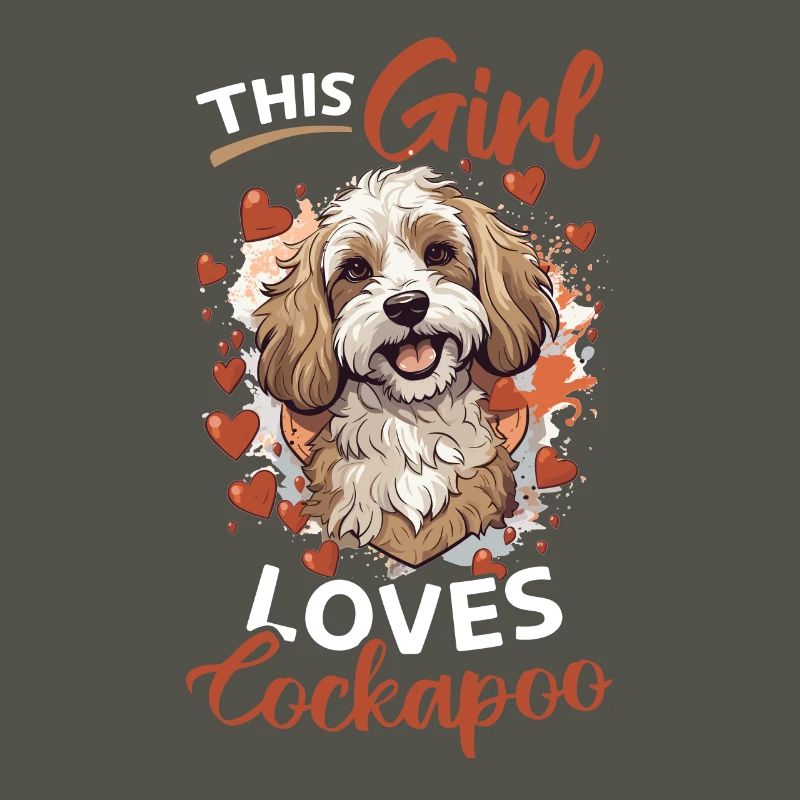 Cockapoo chien race animal de compagnie cette fille aime Cockapoo