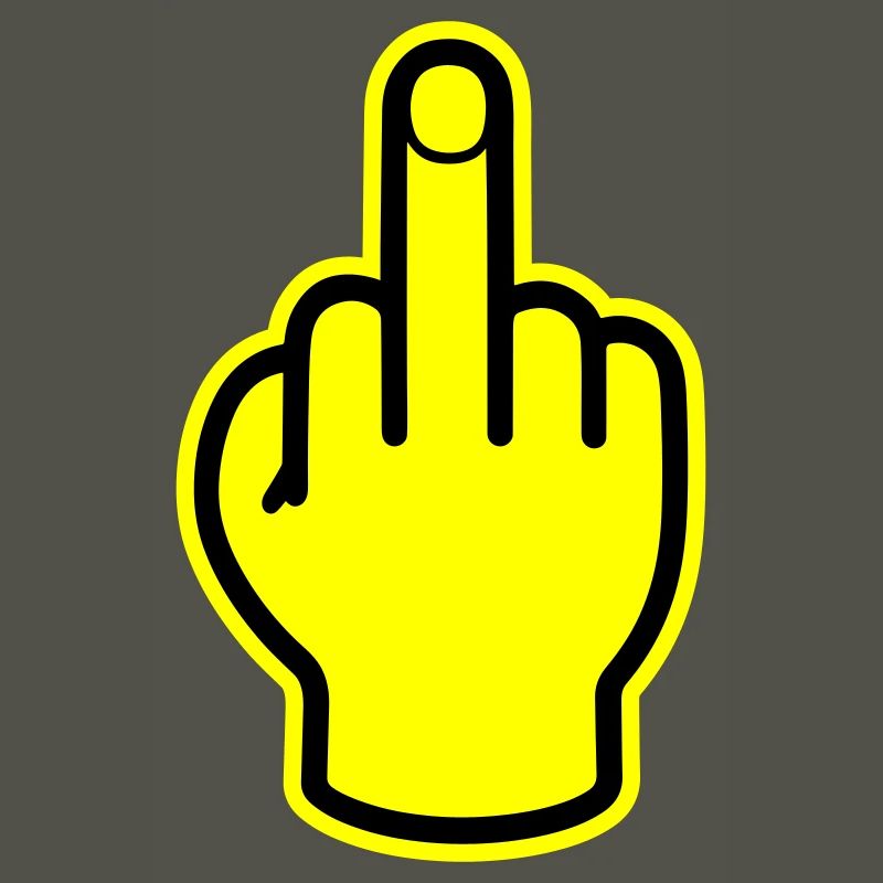 Mittelfinger Hand Provokativ