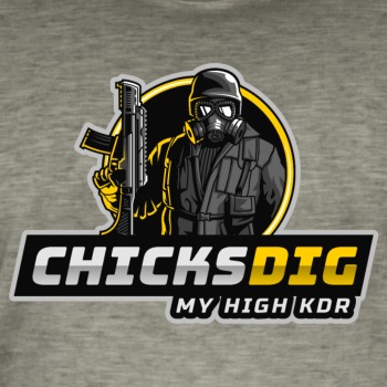 Chicks dig my high kdr - Vintage T-shirt for men