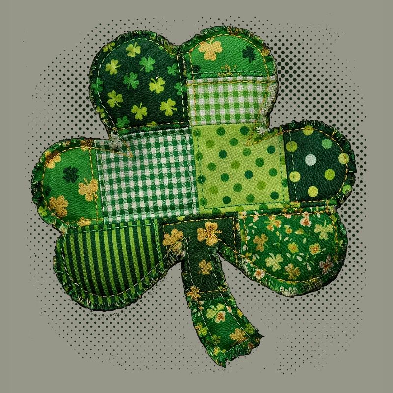 Trèfle – St. Patrick vintage en patchwork