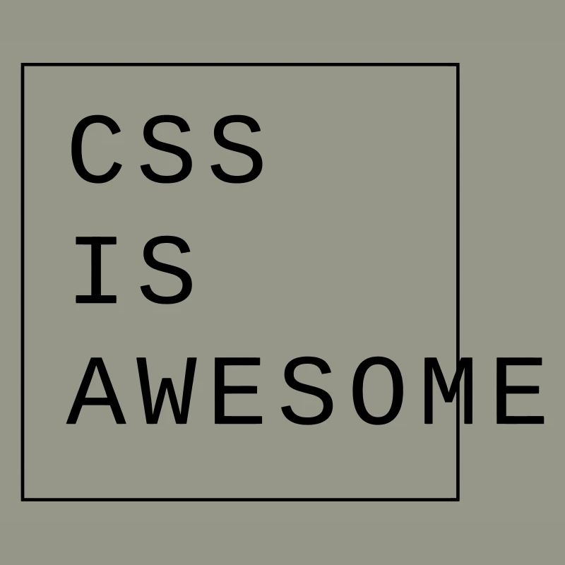 css is awesome webdesign