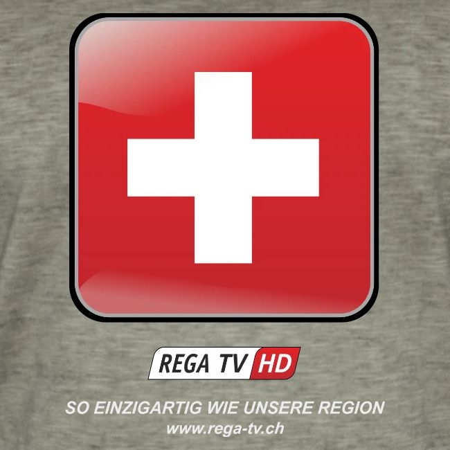 REGA-TV: Switzerland, weisse Schrift