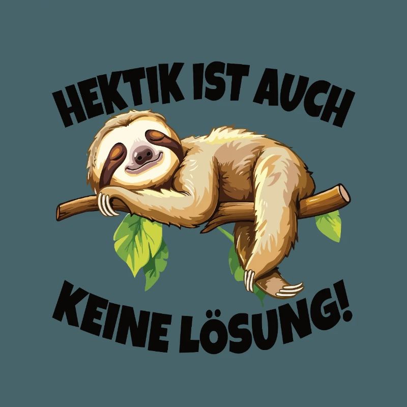 Hectic is also not a solution sleeping sloth