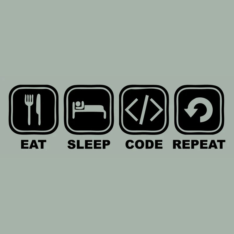 Eat, sleep, Code, Repeat