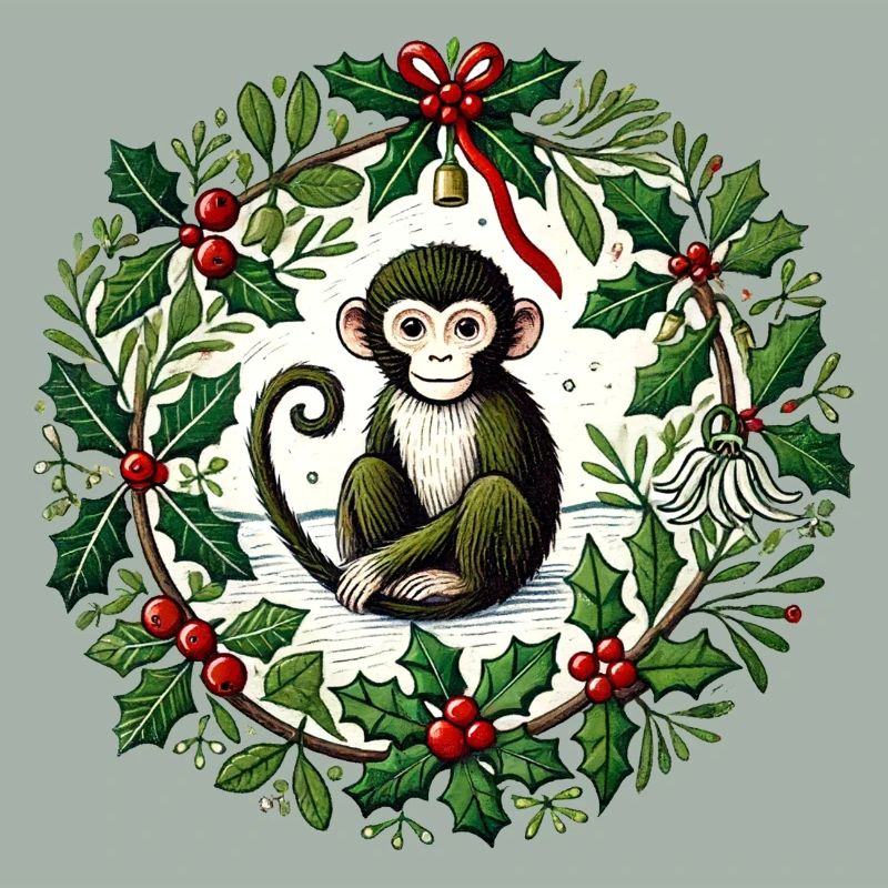 Weihnachtsaffe