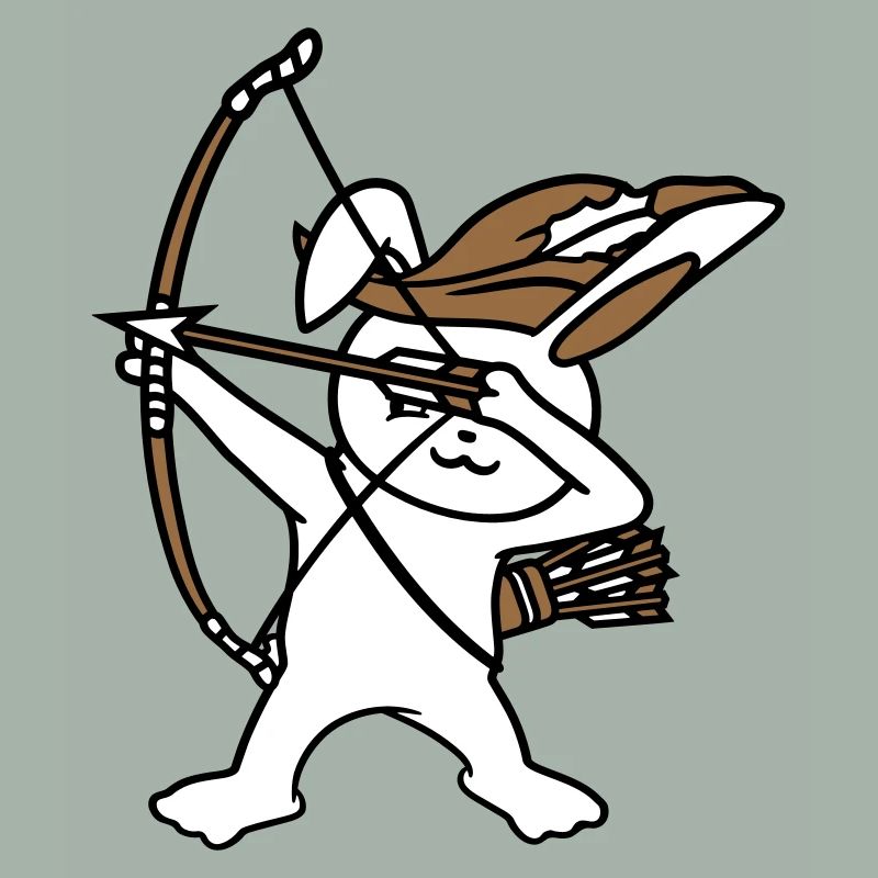 Rabbit Archer Medieval Arrow Bow Shooting