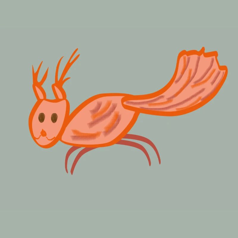 Eichhörnchen Nüsse oder Tee