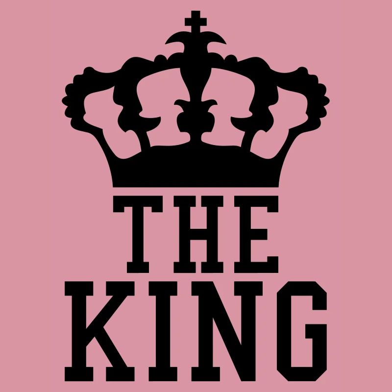 La conception de la couronne du roi textlogo refro