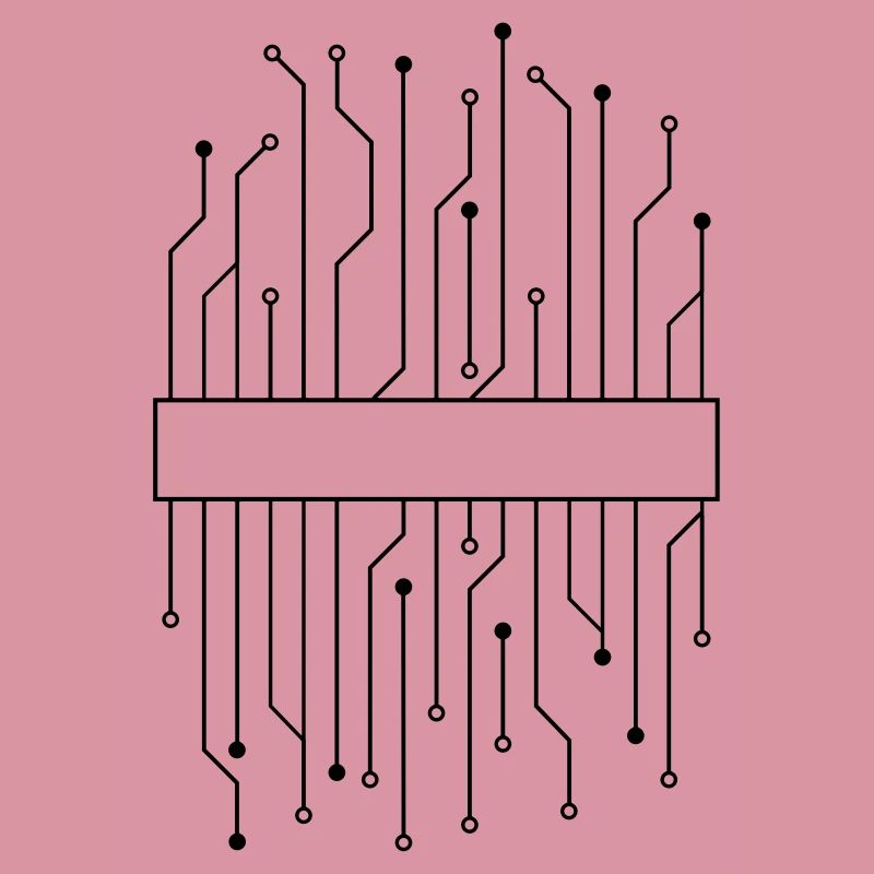 shield frame text circuit wire data microch