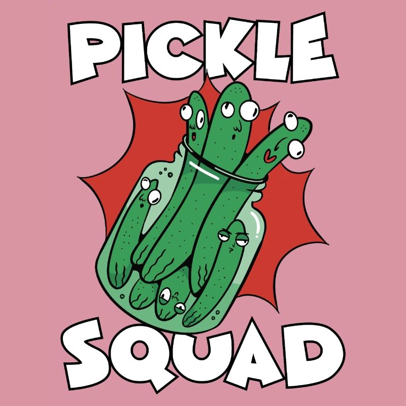Équipe de concombres Pickle Squad Troupe de concombres Pickle Jar
