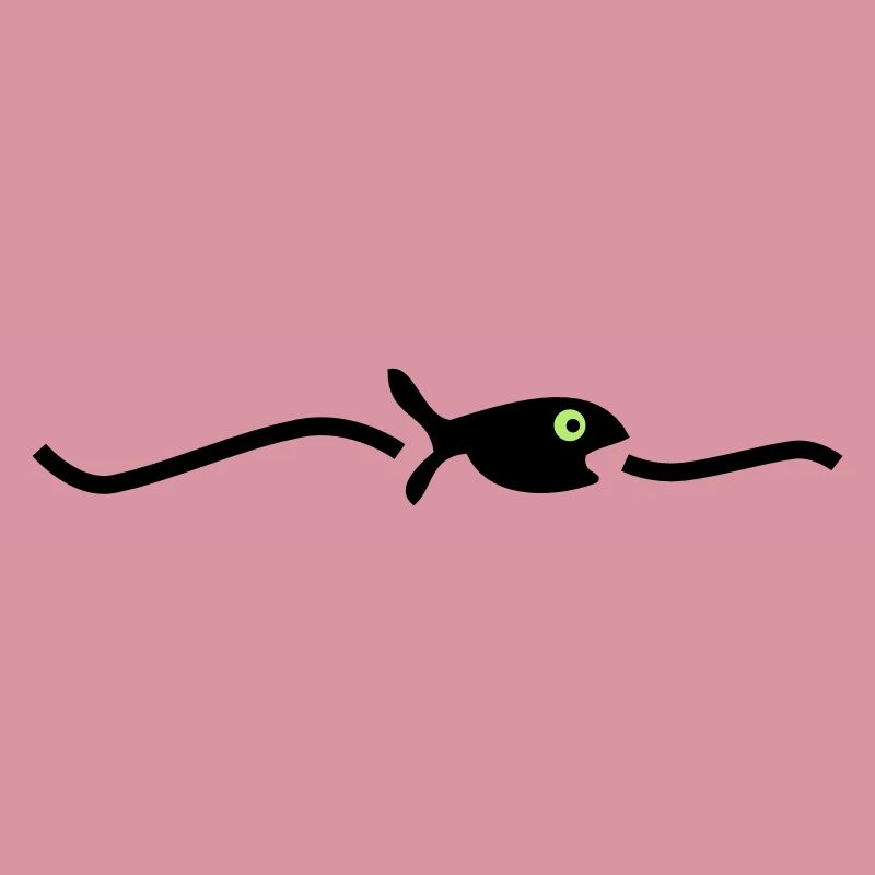 un poisson flottant