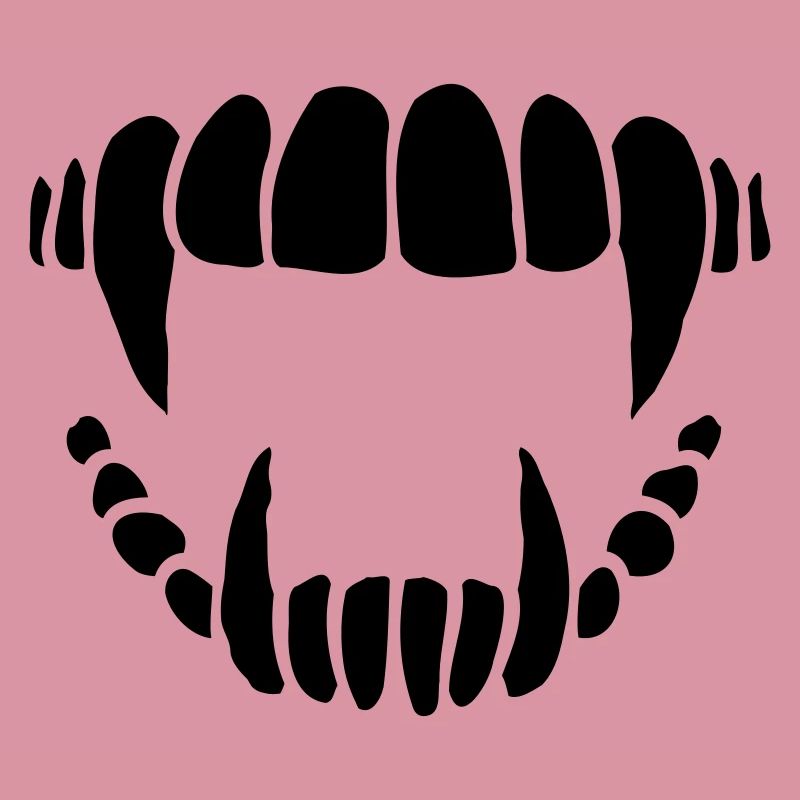Vampir Zähne Design
