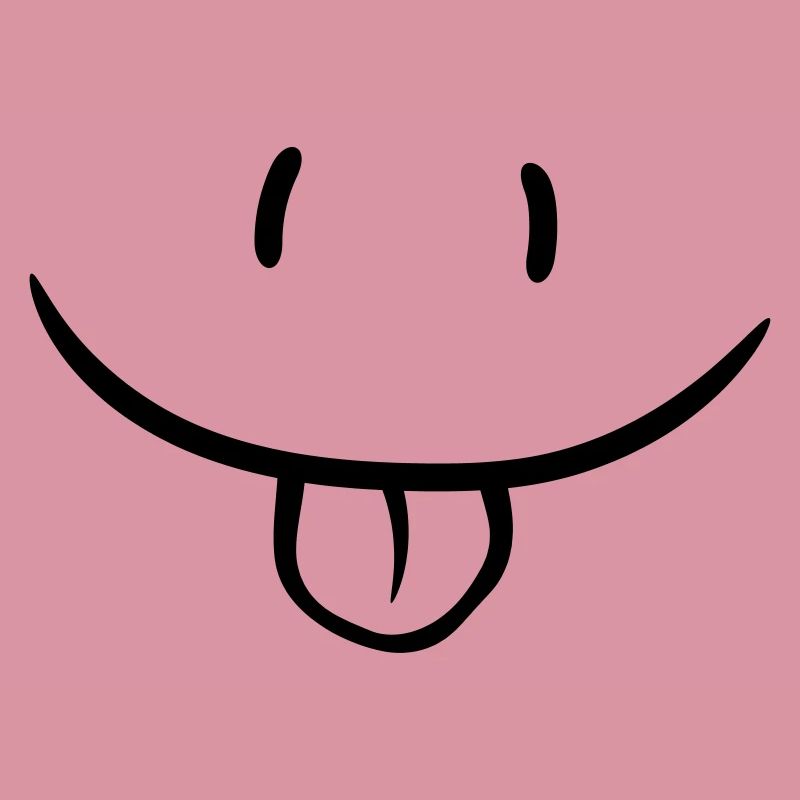 Comic Gesicht Frech