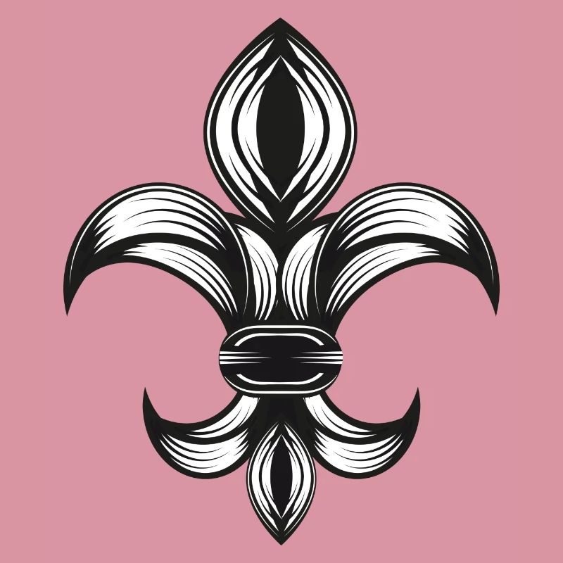 stilisierte Schwertlilie - Fleur-de-Lys