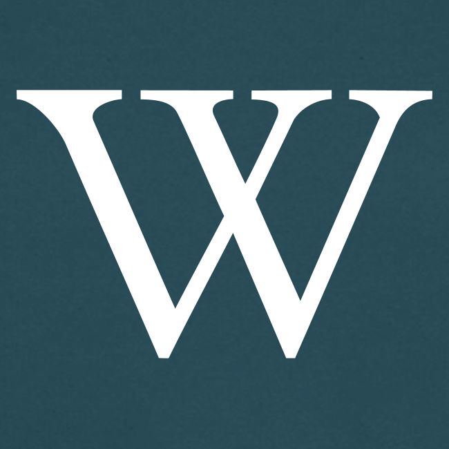 Wikipedia W (blanc)