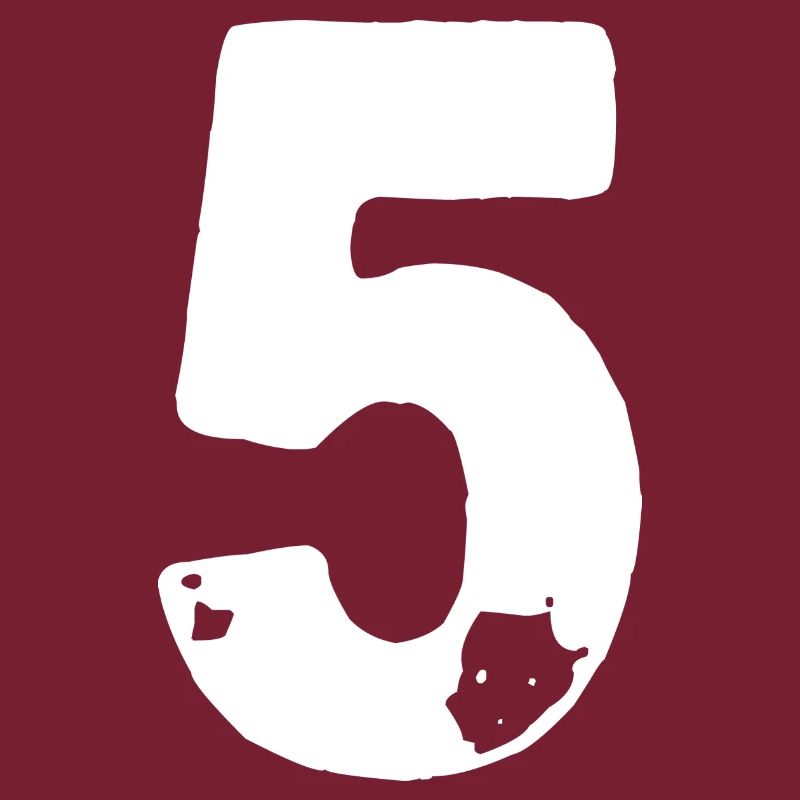 Maillot 5 numéros