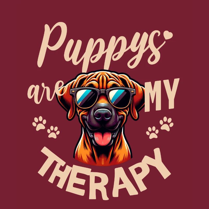 Conception d’amoureux des chiens Rhodesian Ridgeback