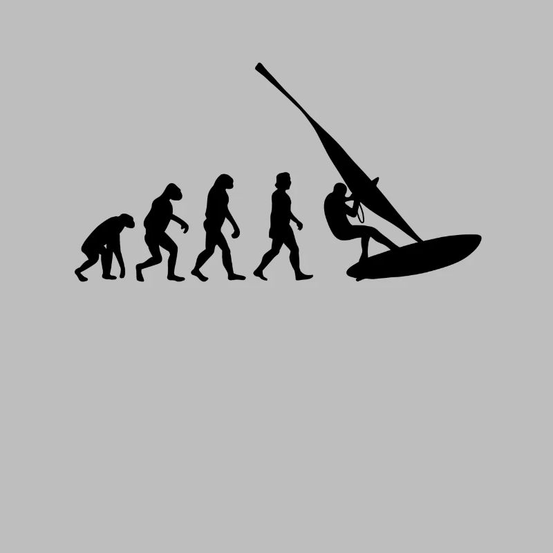 Windsurfen Windsurfer Geschenk Surfen Evolution
