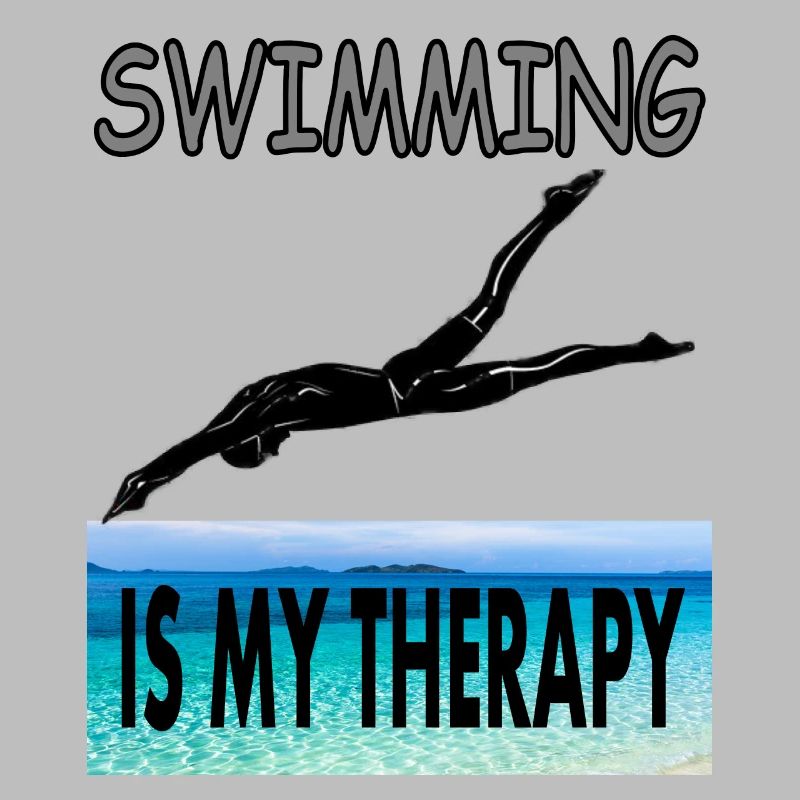 swim float saying diving gift idea