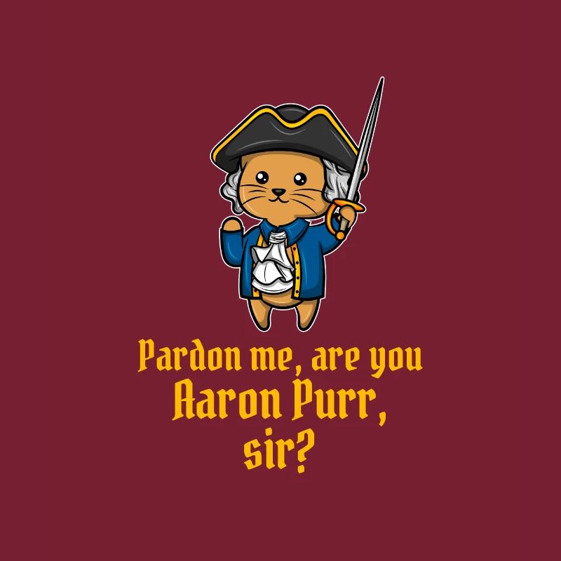 Hamilton Cat Aaron Purr kitten host duel gift
