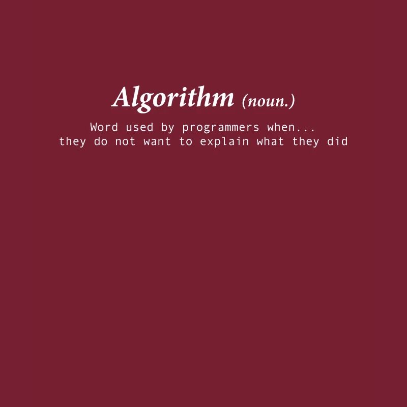 Algorithm definition