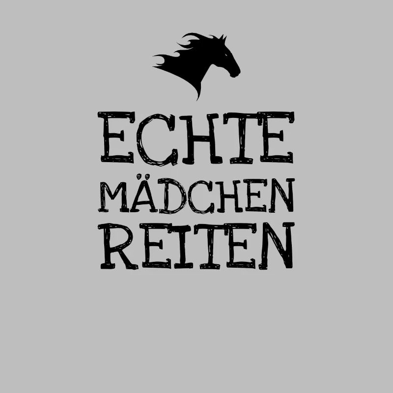 Echte Mädchen Reiten