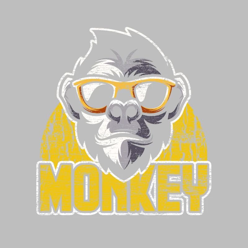 Animaux d'évolution de singe