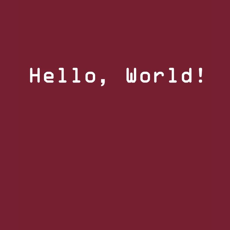 Hello World Programmierer Informatiker Geschenk