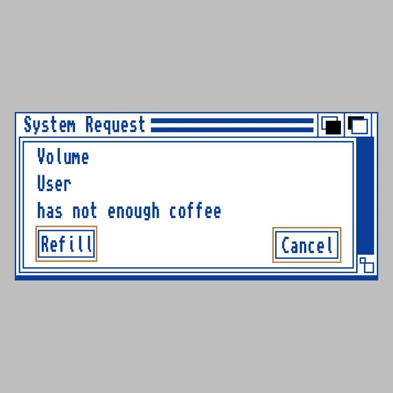 Coffee Checkbox System Request