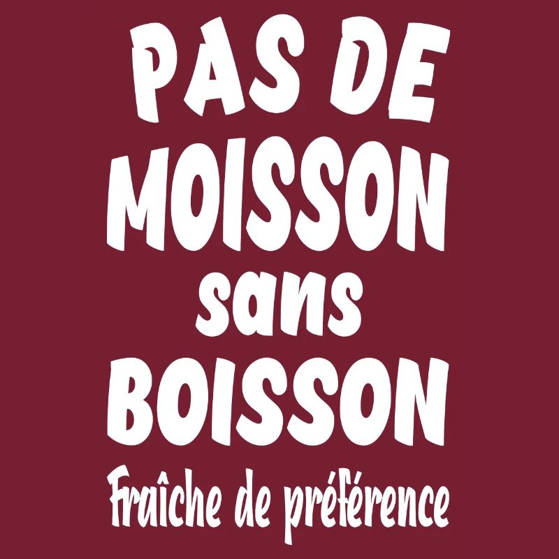 Pas de moisson sans boisson fraîche de préférence