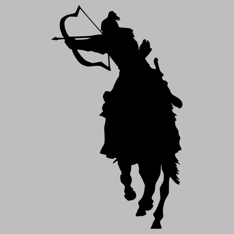 Cavalier avec arc et flèche