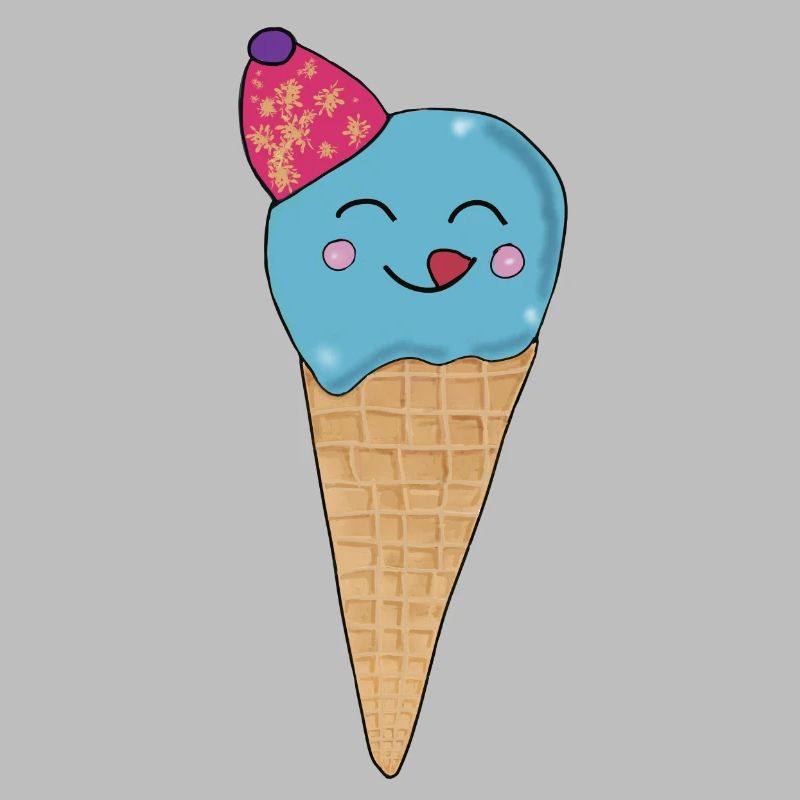Cornet de crème glacée