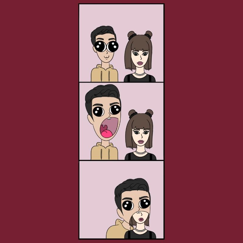 It is devoured | Comic Style | Triptych