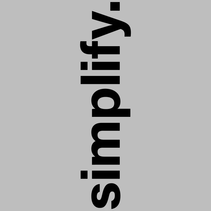 simplify